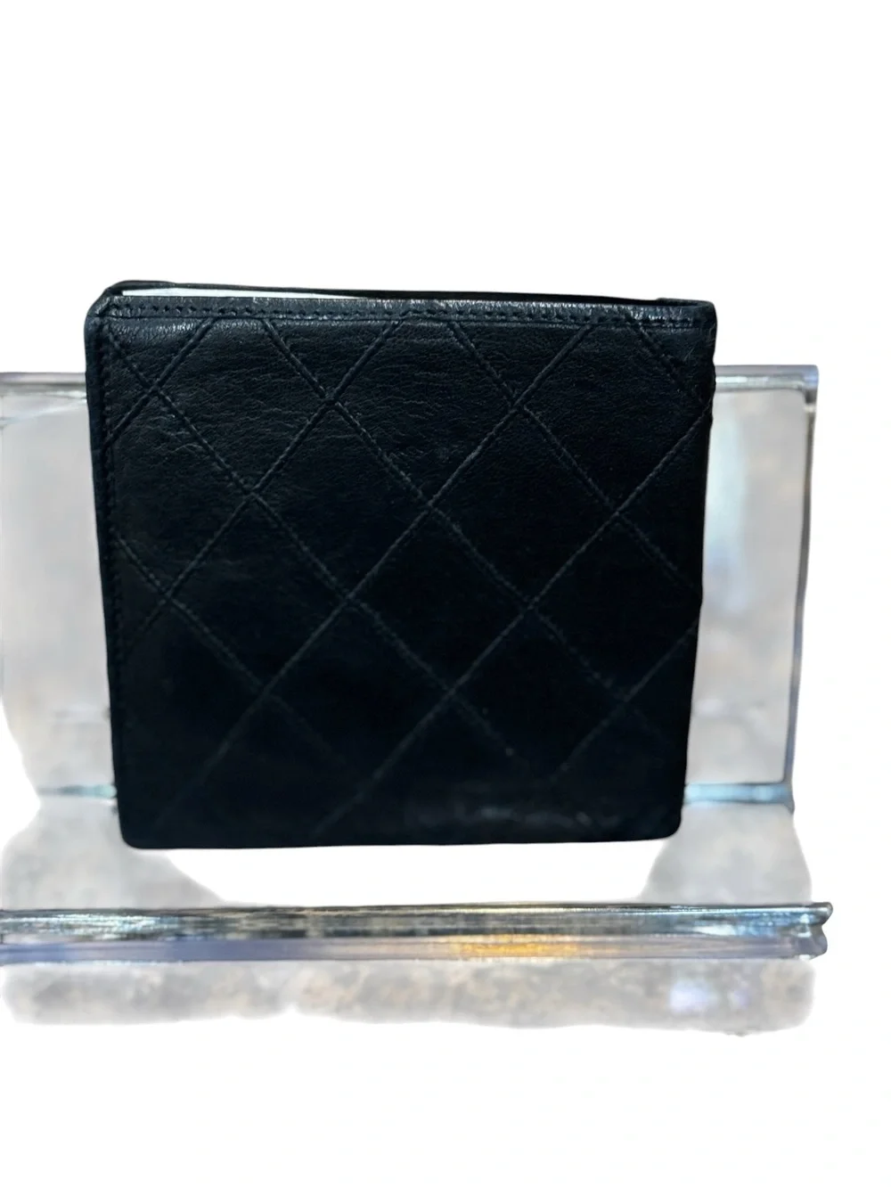 Chanel Two-folded wallet Vicolore Leather Authentic USED